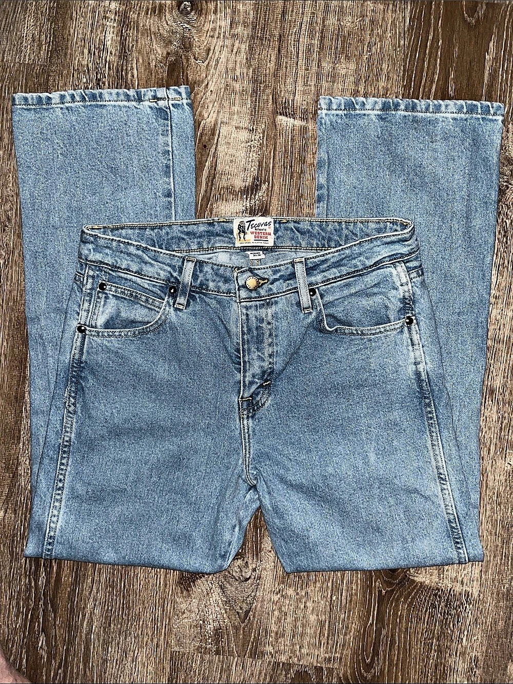 Tecovas Modern Bootcut Men's Bootcut Jeans Waist 31x30 in Blue Like New